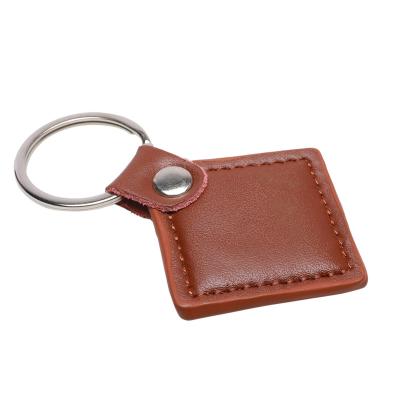 China Wholesale Price Keychains RFID Key Indicators EM Identification Leather Proximity Smart RFID Keyfob Waterproof/Waterproof Door Access Control for sale