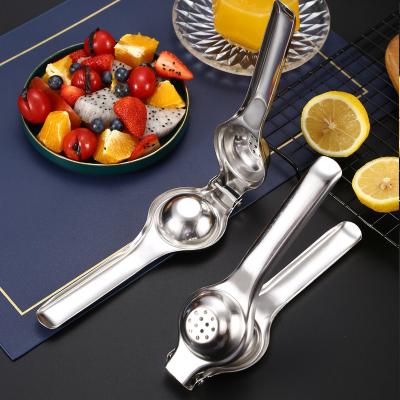 China Hotel Fruit Juicer Fruit Juice Squeezer Stainless Steel Lemon Viable Hot Selling Manual Clip for sale