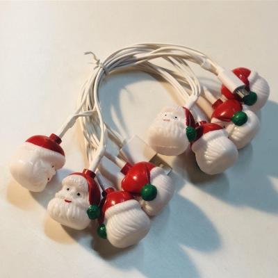 China Camera Led Curtain Light Fairy Strings Santa Claus Shape Christmas Garlands Festoon Led Lights for sale