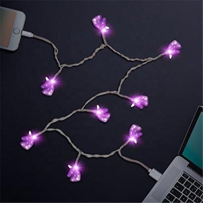 China Camera Stretching Mini Unicorn Shape LED Phone Light Eco-Friendly USB Cable for sale