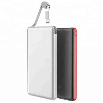 China Best Inline Cable Selling Inline Cable Power Bank 5000mah For All Mobile Phone for sale