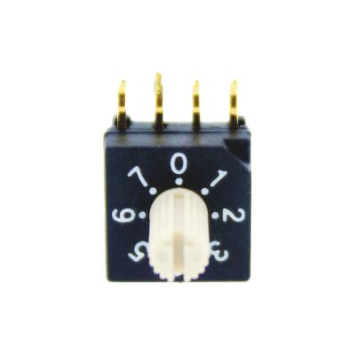 China 8 Position 5.08mm Pitch SMD Rotary Encoder DIP Switch 8 Positions Rotary Dip Switch for sale