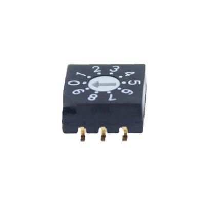 China RM30010R SMT 10 Pin Miniature Rotary Switch 3+3 Position SMD SMT 10 Rotary Switch for sale