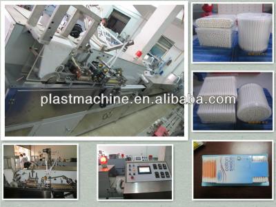 China Full Automatic Ear Cotton Buds Making Machine 9.5x1.0x1.4m for sale