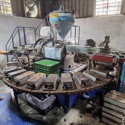 China Shoe Making Factory PVC/TPR SHOES AIR INJECTION MOLDING BLOW MACHINE for sale