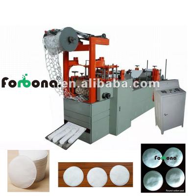 China round cotton pad machine/cosmetic makeup remover cotton pad making machine FBN-GS2 for sale