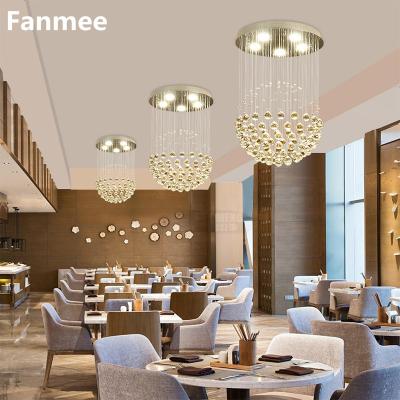 China Luxury Modern Design Crystal Ball Room Decoration Indoor Lighting Crystal Ceiling Chandelier For Living Hanging Lamps Led Indoor Home Decor Lighting Fixtures for sale