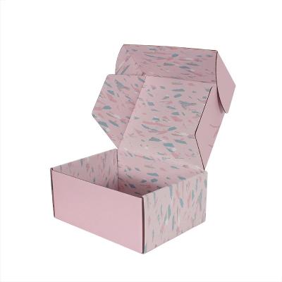 China Ad box recyclable eco recycled custom paper box printing custom cardboard box with handle for sale