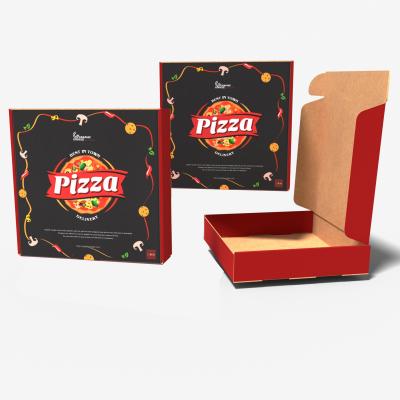 China High Quality Recyclable Corrugated Takeout Boxes Custom Logo Food Box Airplane Box Flip Free Design for sale