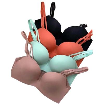 China Amazon one piece sale plus size women sexy soild color sports bra tight fitting lingerie for sale