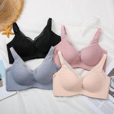 China Beauty Design One-Piece Women No Steel Bra Breathable Bra Soft Touch Bra In Stock for sale