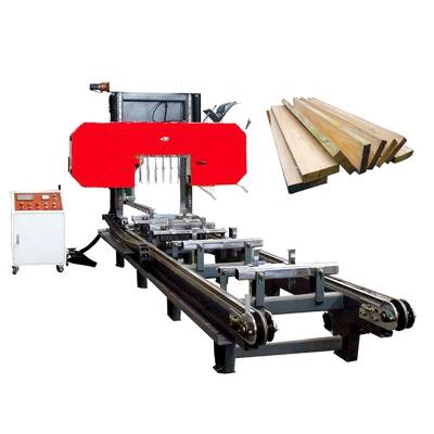 China NEWEEK Horizontal Automatic Woodworking Machine Timber Sawmill Horizontal Band Saw For Wood for sale