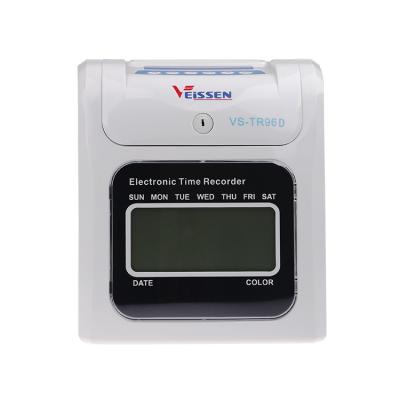 China Good Quality Office Equipment Employees VS-TR96D Punched Card Time Recorder Time Recorder VS-TR96D for sale