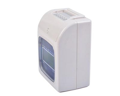 China Build in battery employee backup punch card calculating time clock, time recorder 186*125*245mm for sale