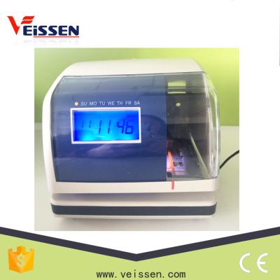 China Plastic Electronic Smart Card Time Clock Timestamp Date Time Stamp for sale