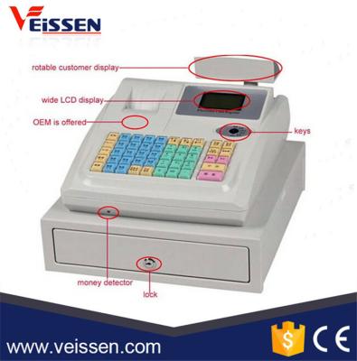 China VS-ECR02 Good Quality Supermarket Cash Payment Machine Optional POS Cash Register With CE Certified for sale