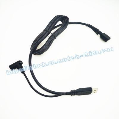 China MP3/MP4 Player Cable CBL282-045-01-A Verifone For Vx820 USB Data Cable With DC Jack for sale