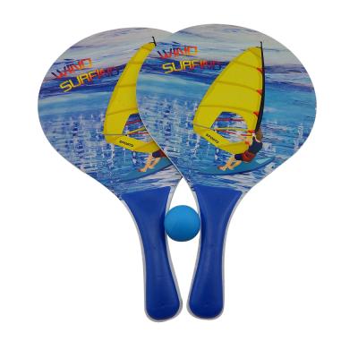 China Promotion Adult's Sport Wooden Paddle Beach Tennis Racket And Gifts for sale