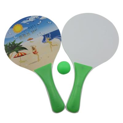 China Promotional Gifts And Kids Paddle Ball Toy Beach Wooden Tennis Racket for sale