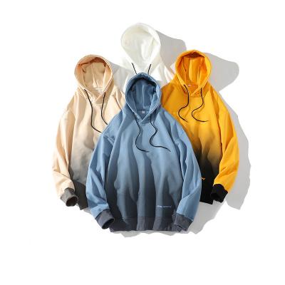 China Anti-Wrinkle Wholesale OEM Dip Dye Style Custom French Terry Pull Over Dip Dye Hoodie for sale