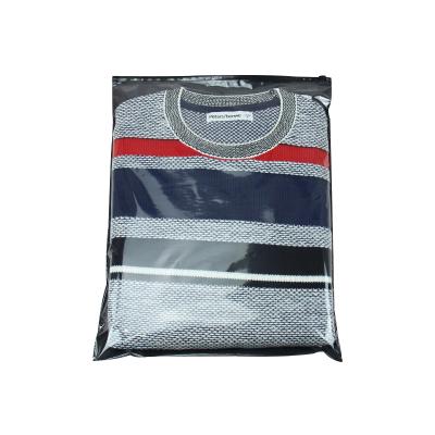 China Cheap OEM Recyclable Guangdong Frosted Zipper Faye Custom T-shirt Printed Mylar PE CPE PVC T-shirt Ziplock Bag for sale