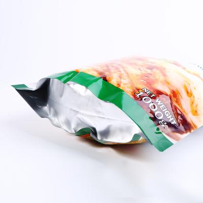 China BIODEGRADABLE Aluminum Foil Zip Lock Stand Up Bag Tear Slot Resealable Food Doypack Snacks Tea Coffee Coffee Pouches for sale