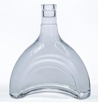 China Crystal Empty Glass Bottles Botellas De Vidrio Vino Liquor Packaging Wine Bottle 500ml 750ml for sale