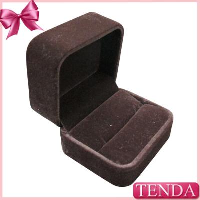 China Personalized Double Three Rings Engagement Jewelry Jewellery Ring Boxes Cases for Sale for sale