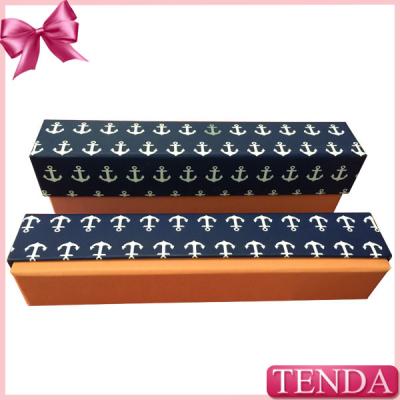 China Printing Colored Cardboard Chipboard Paperboard Rigid Paper Bracelet Box with Paper Pad Inside for sale