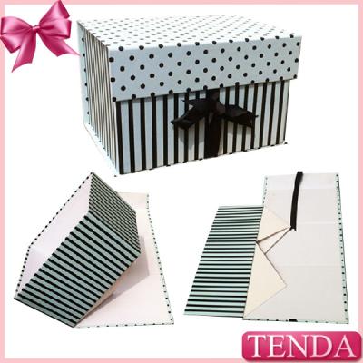 China Wholesale Retail Beautiful Folded Folding Collapsible Paper Boxes Manufacturers Factory Supplier for sale