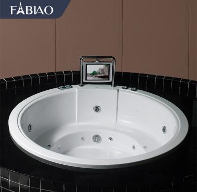 China FABIAO whirlpool hot tub badewanne bathroom freestanding 2 person indoor whirlpool spa bathtub for sale