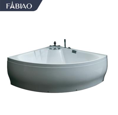 China Luxury Bathroom Acrylic Whole Freestanding Edged Freestanding Hydraulic Massage Deep Whirlpool Bathtubs Corner Spa for sale