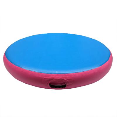 China Indoor Inflatable Games Yoga Mat Friendly Price Good Sell Colorful High Quality Inflatable Yoga Mat With Double Color Series Perfect For Sports for sale