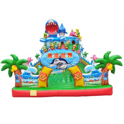 China Wonderful bouncy castles sells the world's largest underwater outdoor inflatable castle factory direct sales for sale