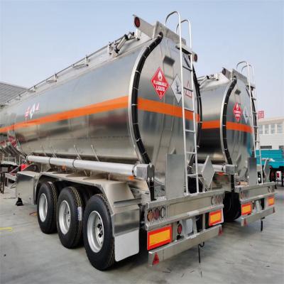 China Truck Trailer High Quality 3 Axles Special Transportation Edible Liquid Oil Tank Truck Trailer  Natural Gas Tanker Truck Trailers for sale