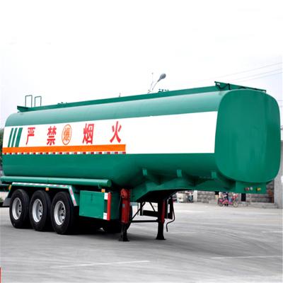 China Truck Trailer Carbon Steel Stainless Steel Double Single Tires Large Capacity Dimensions Oil Tanks Truck Trailers Fuel Gas Tanker Trailer for sale