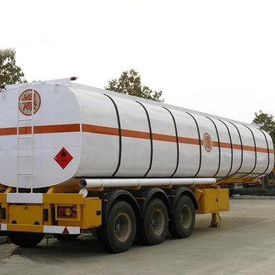 China Fuel Oil Gasoline Water Transportation High Quality Three Axel 50000 Liters Heavy Oil Tanker Trailer Carbon Steel Tanks Trailers Fuel Tank Semi Trailer for sale