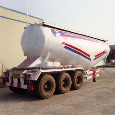 China Truck Trailer 3 2 Axles Cargo Truck Bulk Carrier Truck Silo Powder Material Transport Trailer Bulker Cement Tank Semi Trailer for sale