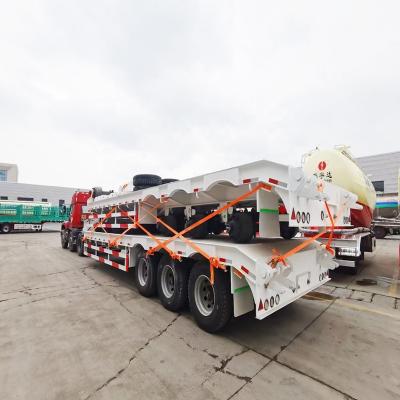 China Truck Trailer High Quality China 2 3 4 Axles Lowbed Gooseneck Low Loader Trailers Lowboy Truck Tractor Semi Trailer for sale