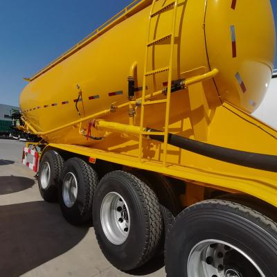 China Truck Trailer High Quality 40CBM 45 CBM Heavy Duty Transportation Powder Trailer Fly Ash Cement Bulk Carrier Semi Truck Trailer for sale