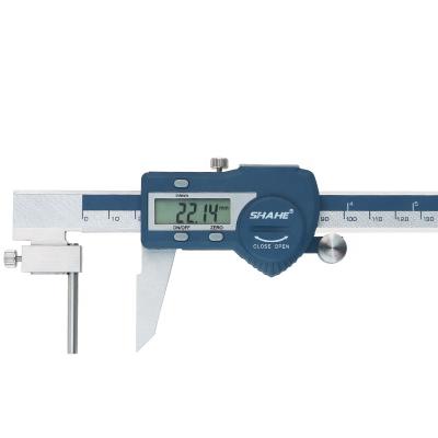 China SHAHE 0-300 mm Digital Tube Thickness Caliper Stainless Steel Vernier Caliper Electronic Caliper 5117-300 for sale