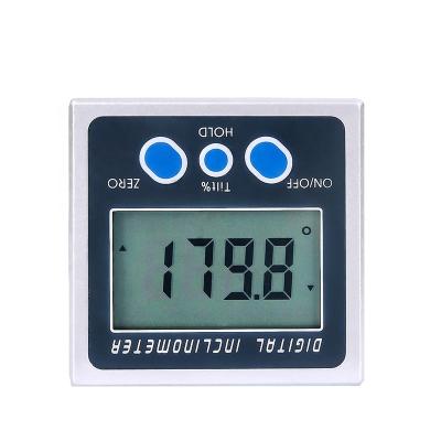 China Metal Fence 2*180 Degree Protractor Digital Angle Finder Meter Electronic Digital Inclinometer with Built-in 3 Magnet Base for sale