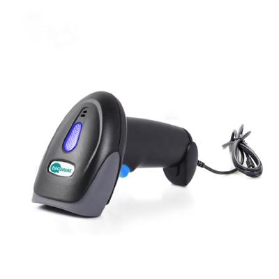 China Lightweight Cheap Tethered 1D Code Laser Wired Handheld Barcode Scanner Usb Barcode Reader For Supermarket for sale