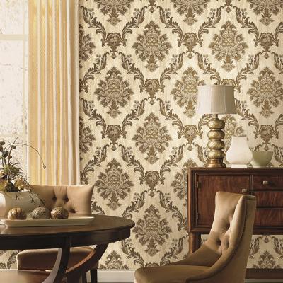 China Eco-friendly fashional modern design cheap nonwoven wallpaper wallcovering for home decor for sale