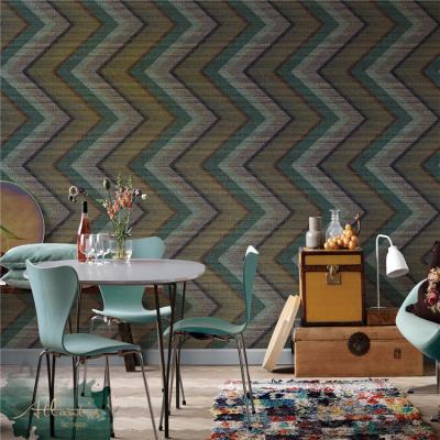 China 3d room modern metallic non woven wallpaper for home interior for sale