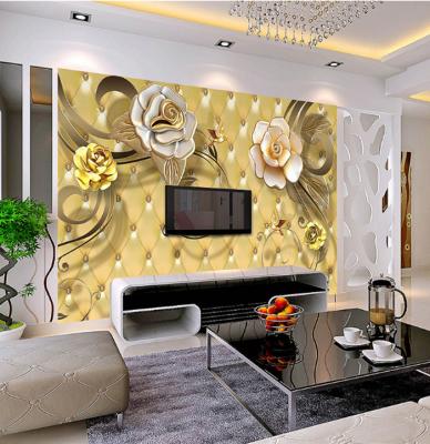 China Moistureprooof waterproof wallpapers/cheap porcelain 3d wallpaper murals wall mural wall covering for sale