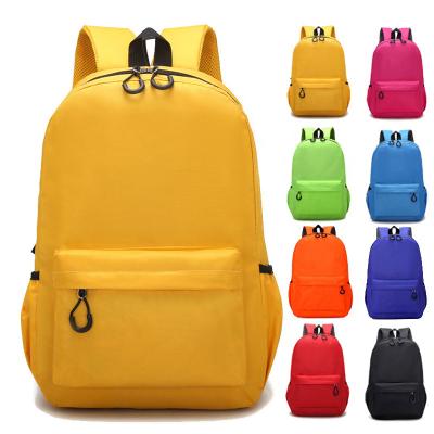 China Custom Made Simple Light Weight Backpack Anti Theft School Bags Waterproof Trending Backpack With Multiple Colors for sale