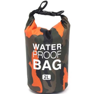 China Wholesale Customized Bag Floating Dry Backpack 2L Anti Theft Dry Storage Compression Bag Camouflage Waterproof Dry Storage Bag for sale