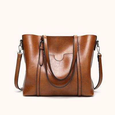 China Wholesale Water Proof Guangzhou Factory Vintage Ladies Shoulder Bags Vegan Leather Handbags For Women for sale