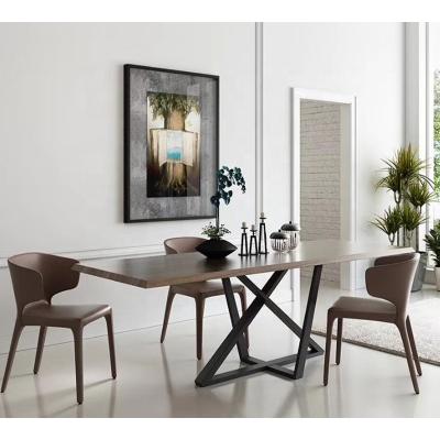 China Modern Italian light luxury dining chair Restaurant Furniture designer modern minimalist creative leather Hotel Cafe Pink chair for sale